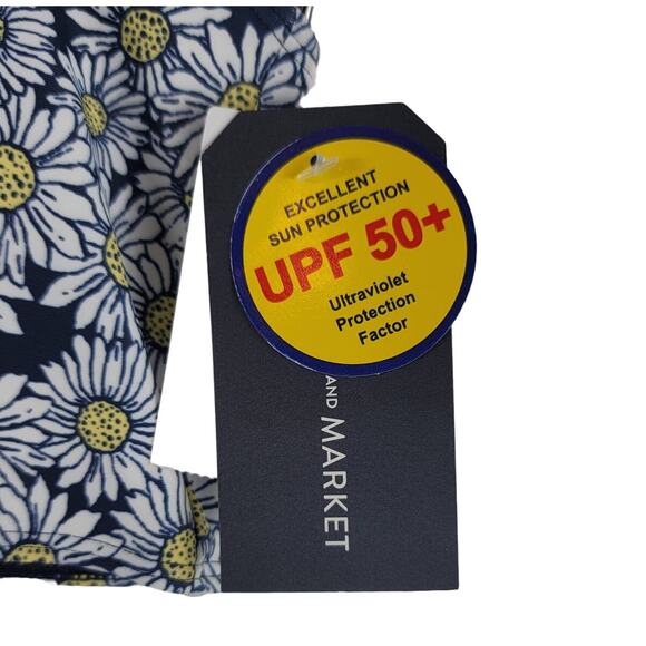 Melrose and Market Navy Peacoat Daisy Bikini Summer Poolside Girls 16 NWT - Picture 2 of 6